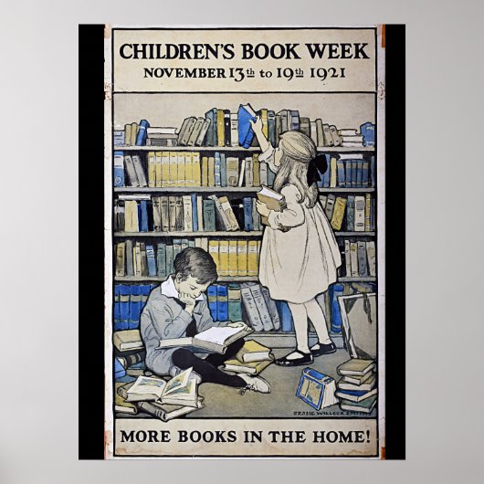 Poster der Kinderbuchwoche 1921 (Vorne)
