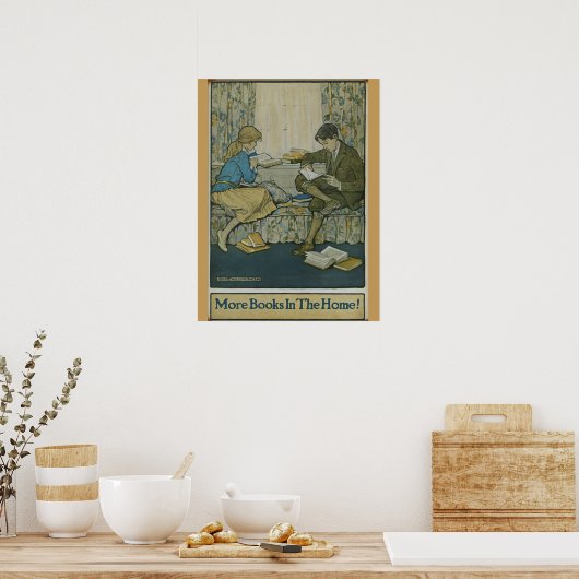 Poster der Kinderbuchwoche 1924 (Küche)