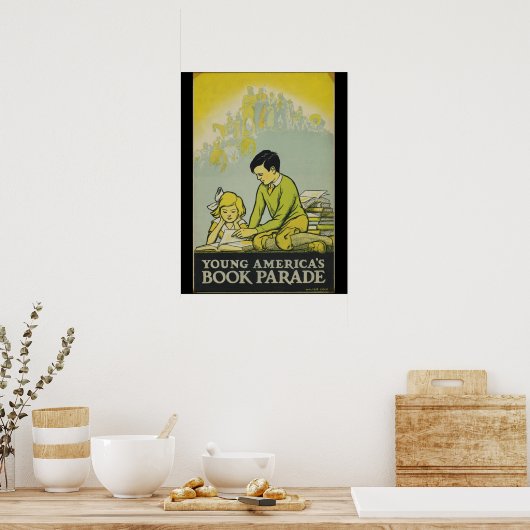 Poster der Kinderbuchwoche 1932 (Küche)