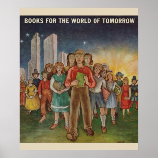 Poster der Kinderbuchwoche 1947 (Vorne)