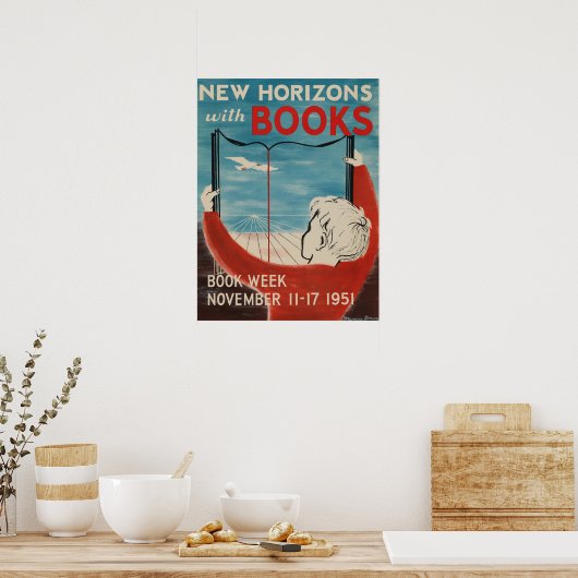 Poster der Kinderbuchwoche 1951 (Küche)