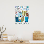 Poster der Kinderbuchwoche 1957 (Küche)