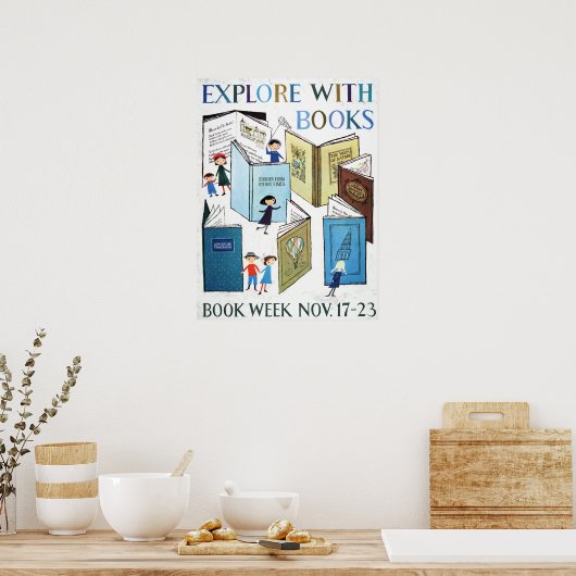 Poster der Kinderbuchwoche 1957 (Küche)