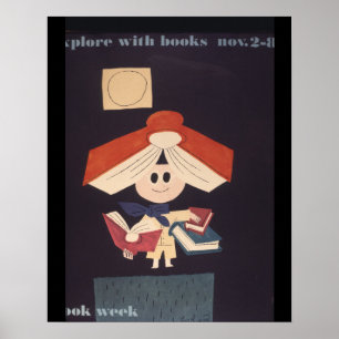 Poster der Kinderbuchwoche 1958