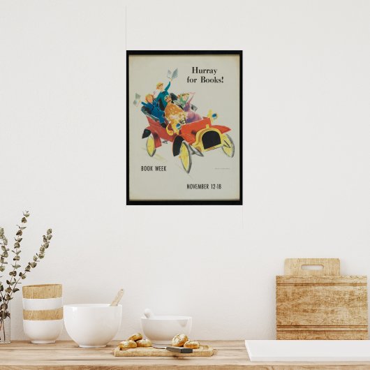 Poster der Kinderbuchwoche 1961 (Küche)