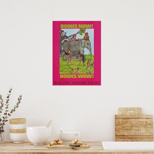 Poster der Kinderbuchwoche 1972 (Küche)