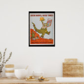 Poster der Kinderbuchwoche 1985 (Küche)