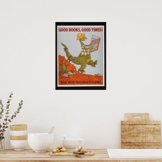 Poster der Kinderbuchwoche 1985 (Küche)