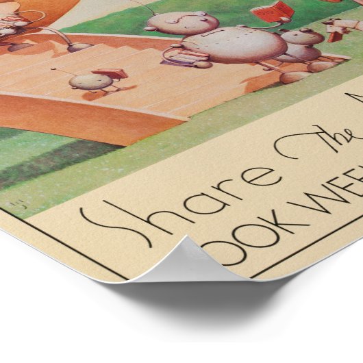 Poster der Kinderbuchwoche 1993 (Ecke)