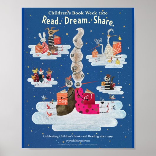 Poster der Kinderbuchwoche 2020 (Vorne)