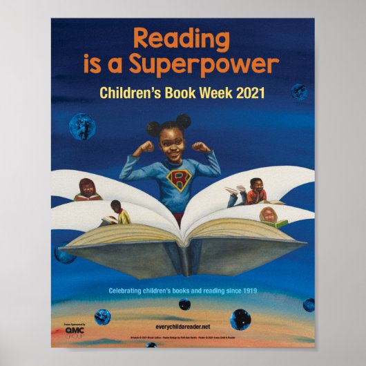 Poster der Kinderbuchwoche 2021 (Vorne)