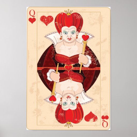 Poster der Königin des Herzens (Vorne)