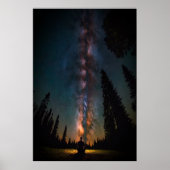 Poster der kosmischen Wall Art Planets Rockets Ast (Vorne)
