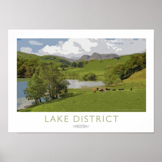 Poster der Lake District Railway (Vorne)