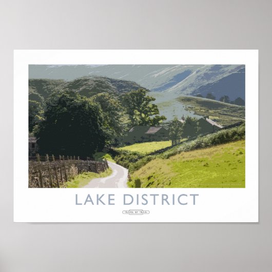 Poster der Lake District Railway (Vorne)