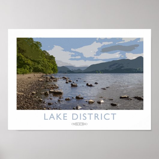 Poster der Lake District Railway (Vorne)