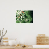 Poster der Libellen (grün) (Küche)