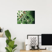 Poster der Libellen (grün) (Heimbüro)