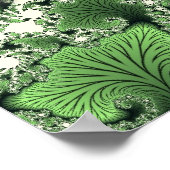 Poster der Libellen (grün) (Ecke)