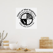 Poster der Mad Engineers (Küche)