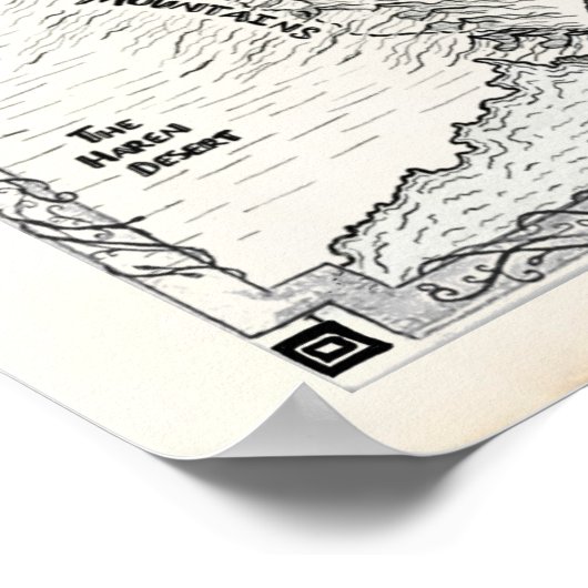 Poster der Magischen Halbinsel (Ecke)