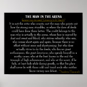 Poster "Der Mann in der Arena" (Vorne)