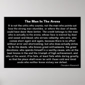 Poster "Der Mann in der Arena" (Vorne)