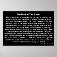 Poster "Der Mann in der Arena"