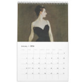 Poster der Meisterwerke des Month Clubs Kalender (Jan 2026)