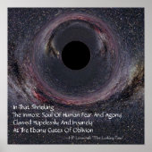 Poster der Milky Way Black Hole Lovecraft (Vorne)