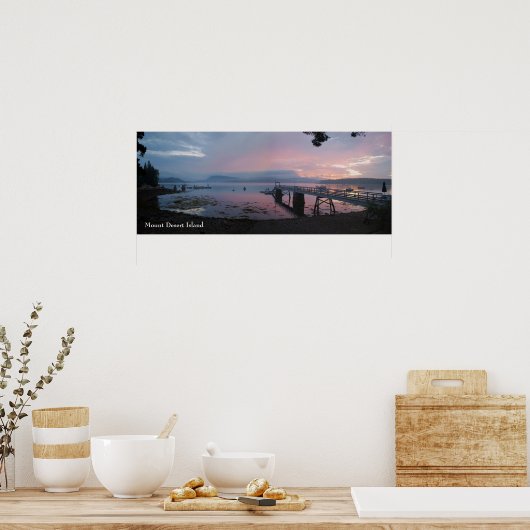 Poster der Mount Desert Island - 1 (Küche)