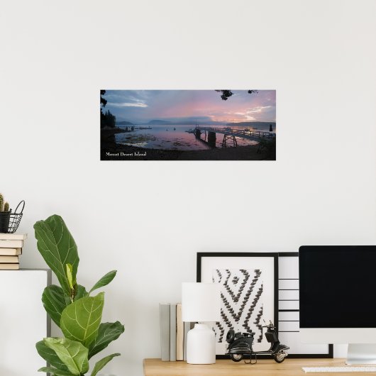 Poster der Mount Desert Island - 1 (Heimbüro)