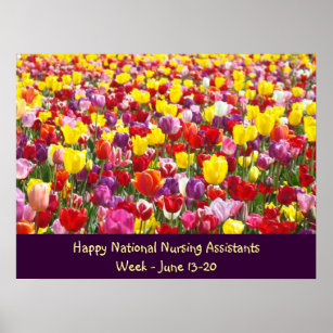 Poster der National Nursing Assistants Week Danke