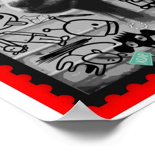 Poster der obersten Ziege {Bestste aller Zeiten} (Ecke)