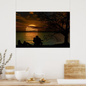 Poster der Ocean Silhouette (Küche)