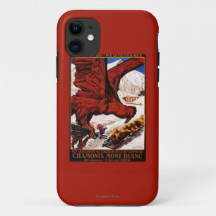 Poster der Olympischen Winterspiele 1924 iPhone 11 Hülle