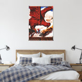Poster der Olympischen Winterspiele 1924 Leinwanddruck (Insitu (Schlafzimmer))
