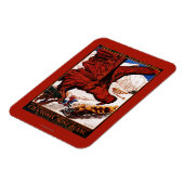 Poster der Olympischen Winterspiele 1924 Magnet (Linke Seite)