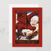 Poster der Olympischen Winterspiele 1924 Postkarte (Vorne/Hinten)