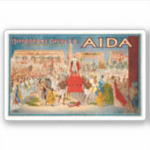 Poster der Oper (1908) Aufkleber (Vorderseite)