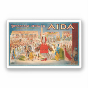 Poster der Oper (1908) Aufkleber