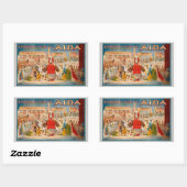 Poster der Oper (1908) Rechteckiger Aufkleber (Blatt)