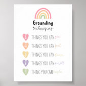 Poster der Pastel Grounding-Technik (Vorne)
