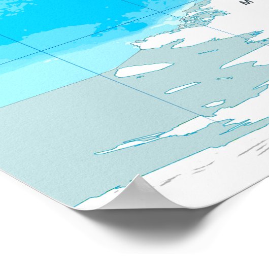 Poster der politischen Welt (Ecke)