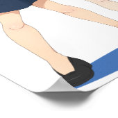 Poster der Polizei von Tokio (Ecke)