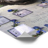 Poster der Polizeipräsenz (Ecke)