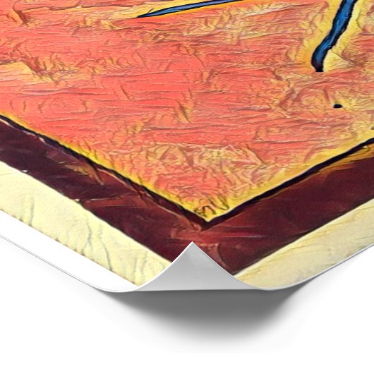 Poster der Republik Texas (Ecke)