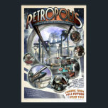 Poster der Retropolis (20 x 30")<br><div class="desc">"Retropolis" ist der Name, den ich meiner Zukunft gegeben habe, die nie war, und jetzt ist es auch der Name dieser wilden, in Posterform gehaltenen Montage von Orten und Menschen, die diese Welt füllen. Es zieht viele Elemente zusammen, mit denen ich im letzten Jahr gearbeitet hatte - ich glaube, ich...</div>