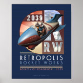 Poster der Retropolis Rocket Works (16x20") (Vorne)