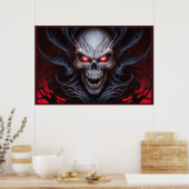 Poster Der Schädel 06 (Küche)
